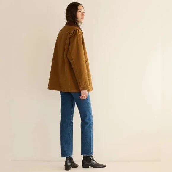 NEW NWT DÔEN Pascual Quilted Jacket Willow Bark Floral Cotton Size L - Picture 4 of 12